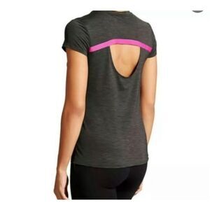 Athleta Gray Tank Top with Pink Accent